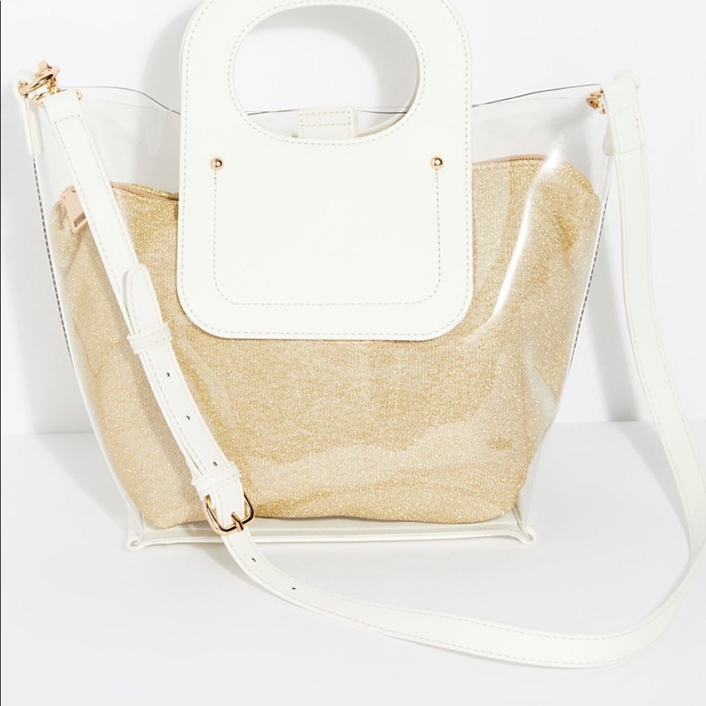 Free People clear purse